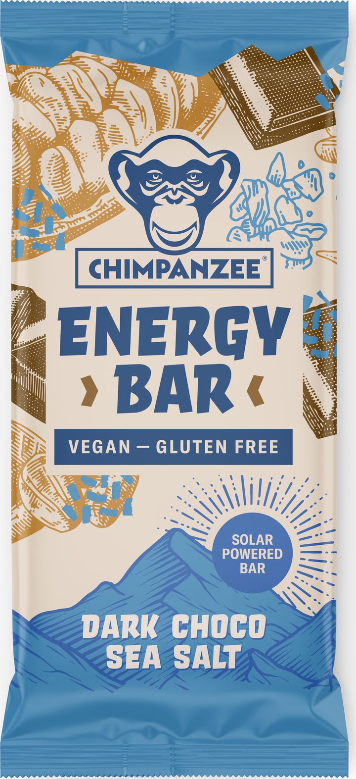 Chimpanzee Energy Bar Dark chocolate & Sea salt Dark chocolate & Sea salt Chimpanzee