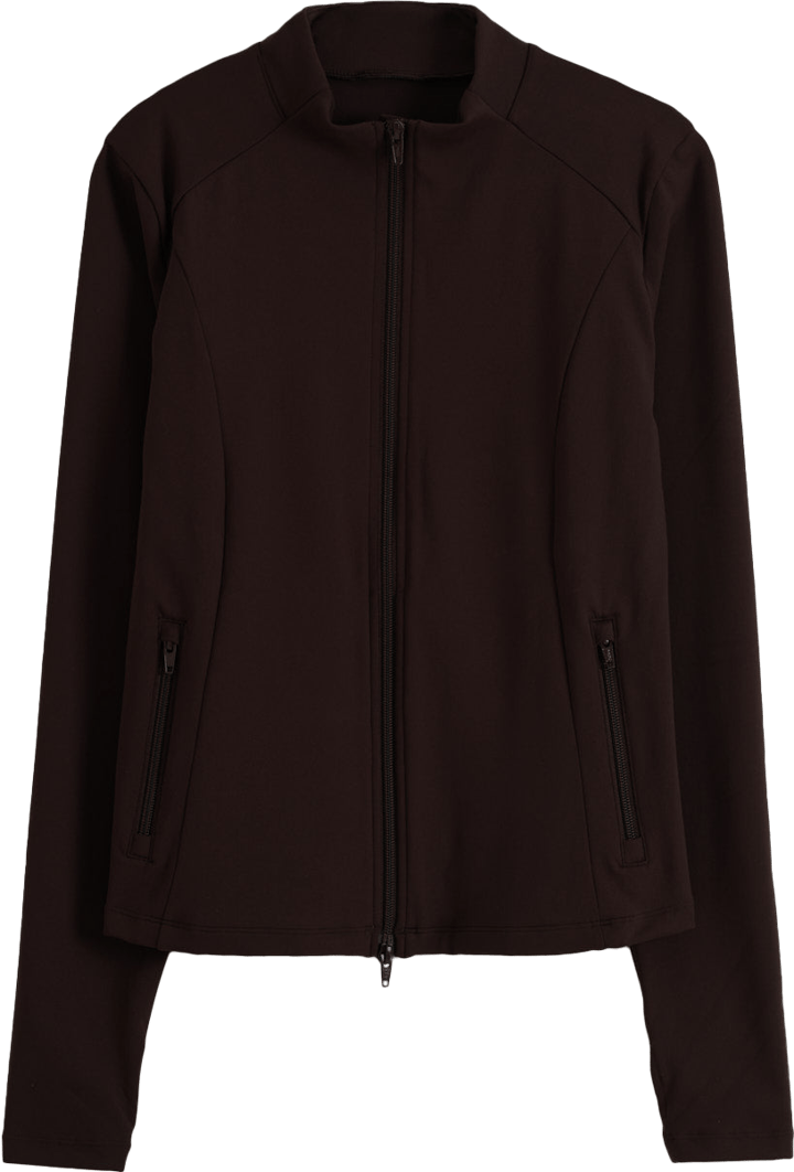 Aim'n Women's Sense Zip Jacket Chocolate Aim'n
