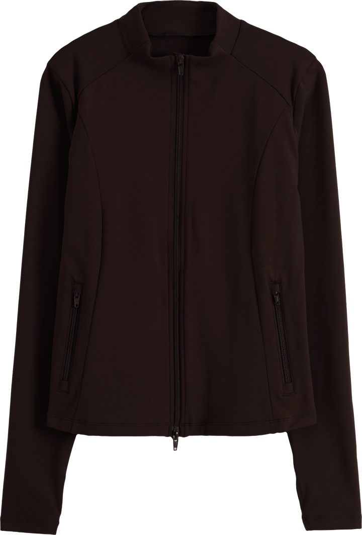 Aim'n Women's Sense Zip Jacket Chocolate Aim'n