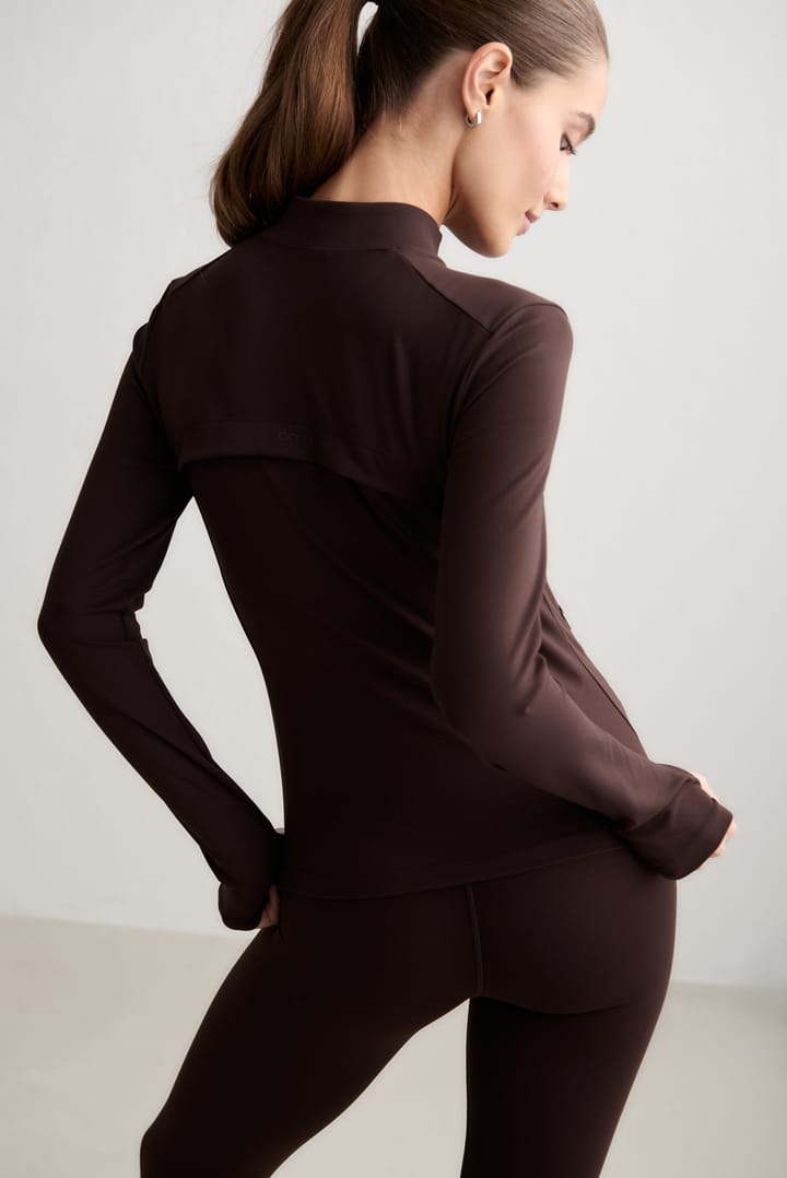 Aim'n Women's Sense Zip Jacket Chocolate Aim'n