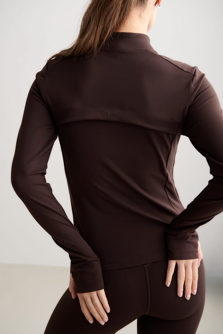 Aim'n Women's Sense Zip Jacket Chocolate Aim'n