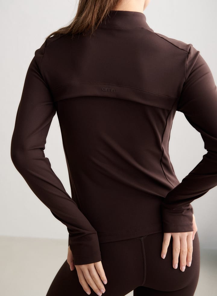 Aim'n Women's Sense Zip Jacket Chocolate Aim'n