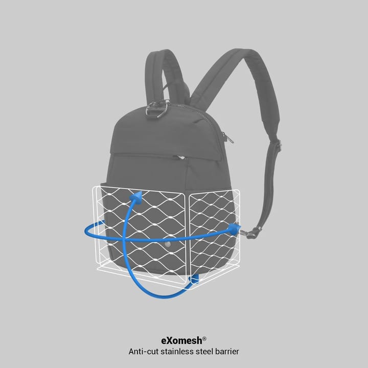 Pacsafe CX Anti-Theft 8L Backpack Petite Black Pacsafe