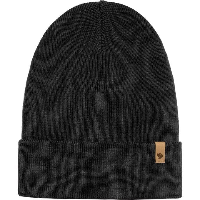 Fjällräven Classic Knit Hat Black Fjällräven Fjällräven Classic Knit Hat Black Fjällräven