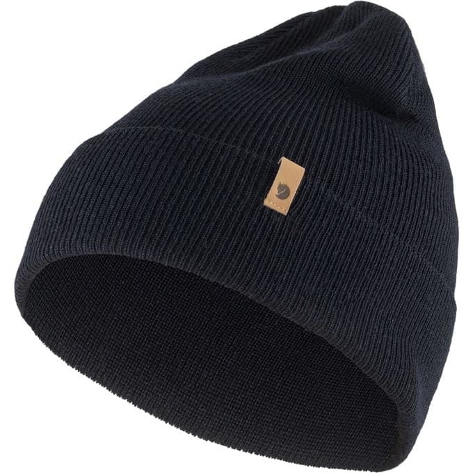 Fjällräven Classic Knit Hat Dark Navy Fjällräven Fjällräven Classic Knit Hat Dark Navy Fjällräven