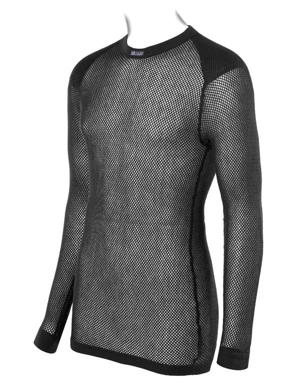 Brynje Unisex Wool Thermo Shirt with Inlay Black Brynje