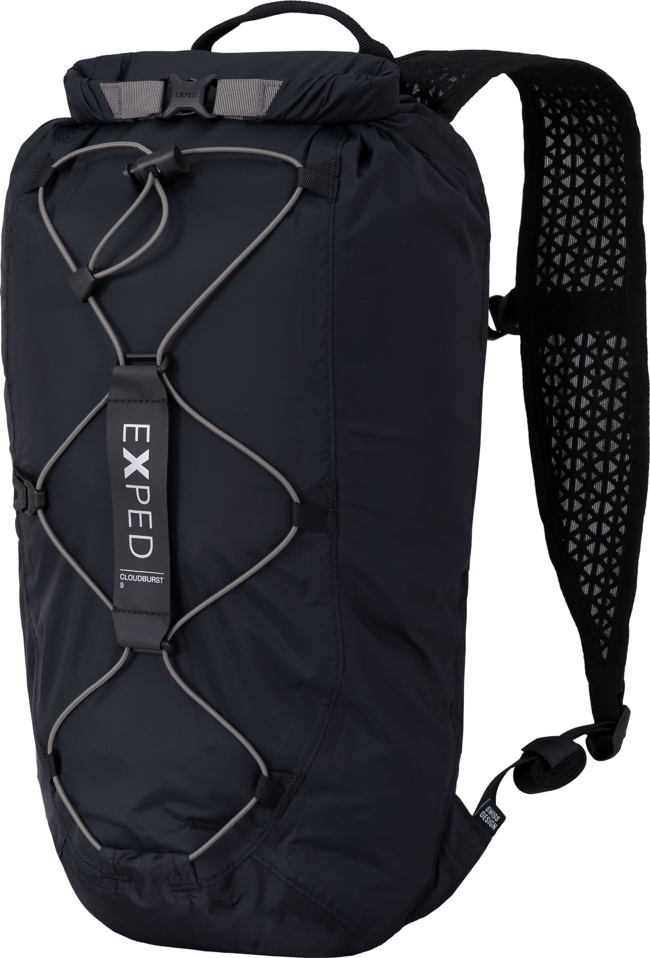 Exped Cloudburst 9 Black Friluftsryggsekker 9 L
