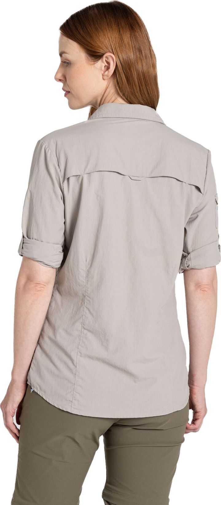 Craghoppers Women's Nosilife Adventure Long Sleeved Shirt III Soft Mushroom Craghoppers