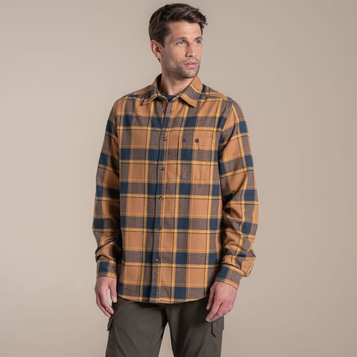 Craghoppers Men's Gable Long Sleeved Shirt Boulder Check Craghoppers
