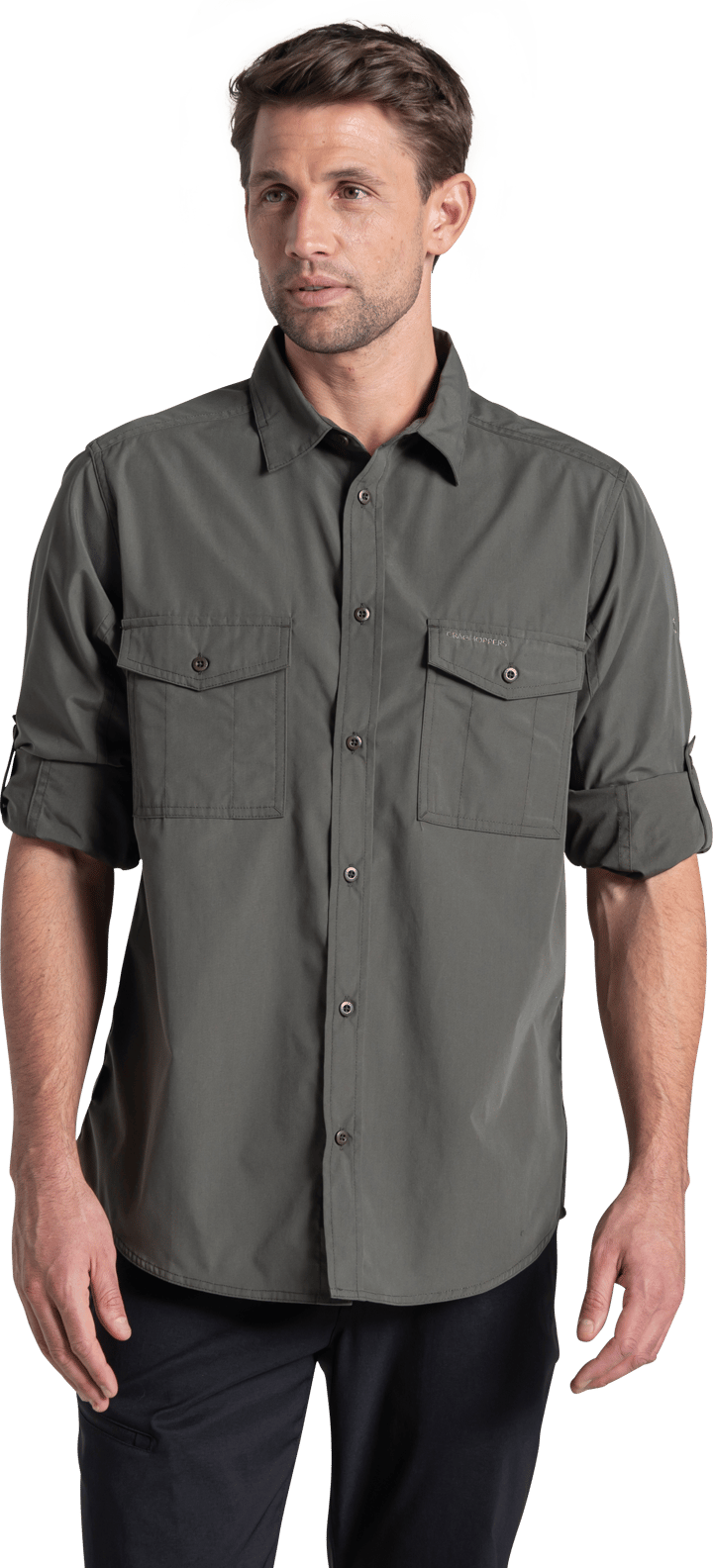 Craghoppers Men's Kiwi II Long Sleeved Shirt Cedar Craghoppers