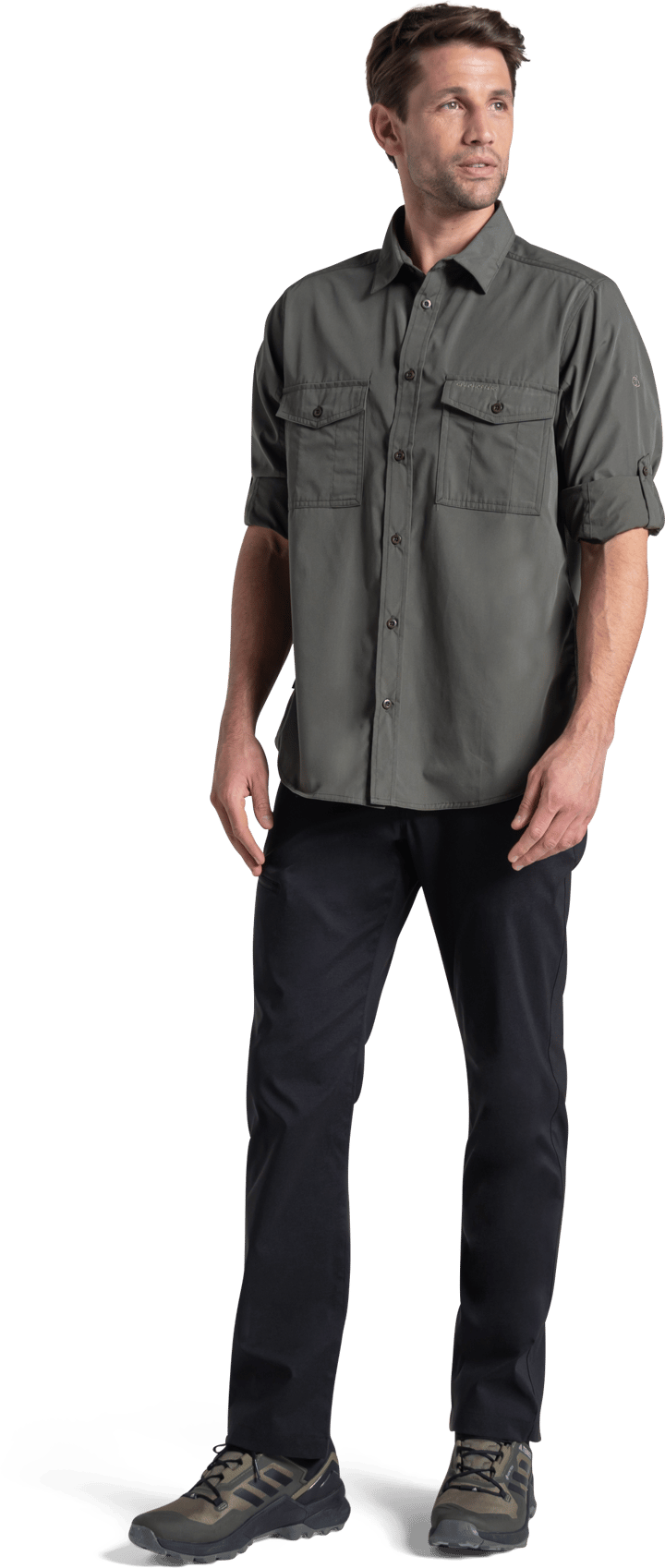 Craghoppers Men's Kiwi II Long Sleeved Shirt Cedar Craghoppers