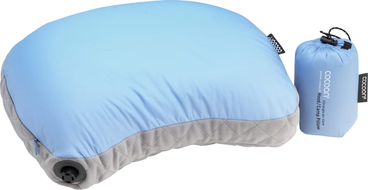 Cocoon Air-Core Hood/Camp Pillow Light Blue/Grey Cocoon