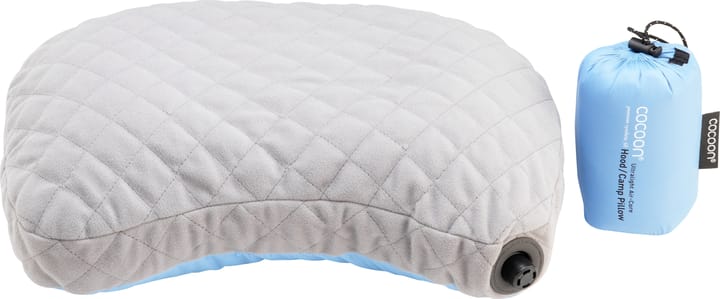 Cocoon Air-Core Hood/Camp Pillow Light-Blue/Grey Cocoon