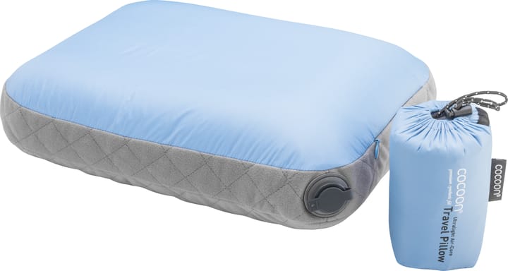 Air-Core Pillow Ultralight Large Light-Blue/Grey Cocoon
