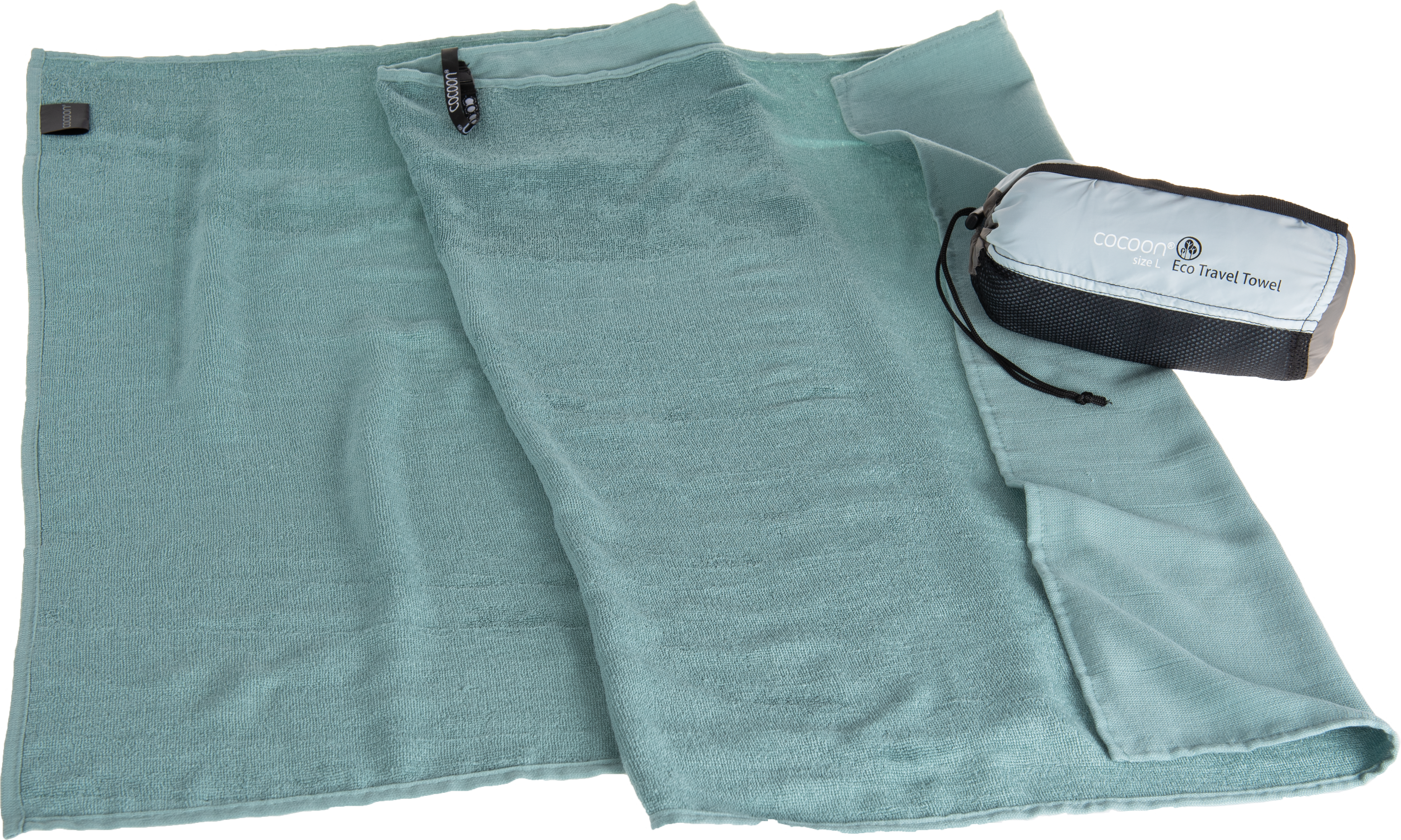 Cocoon Cocoon Eco Travel Towel L Nile Green OneSize, Nile Green