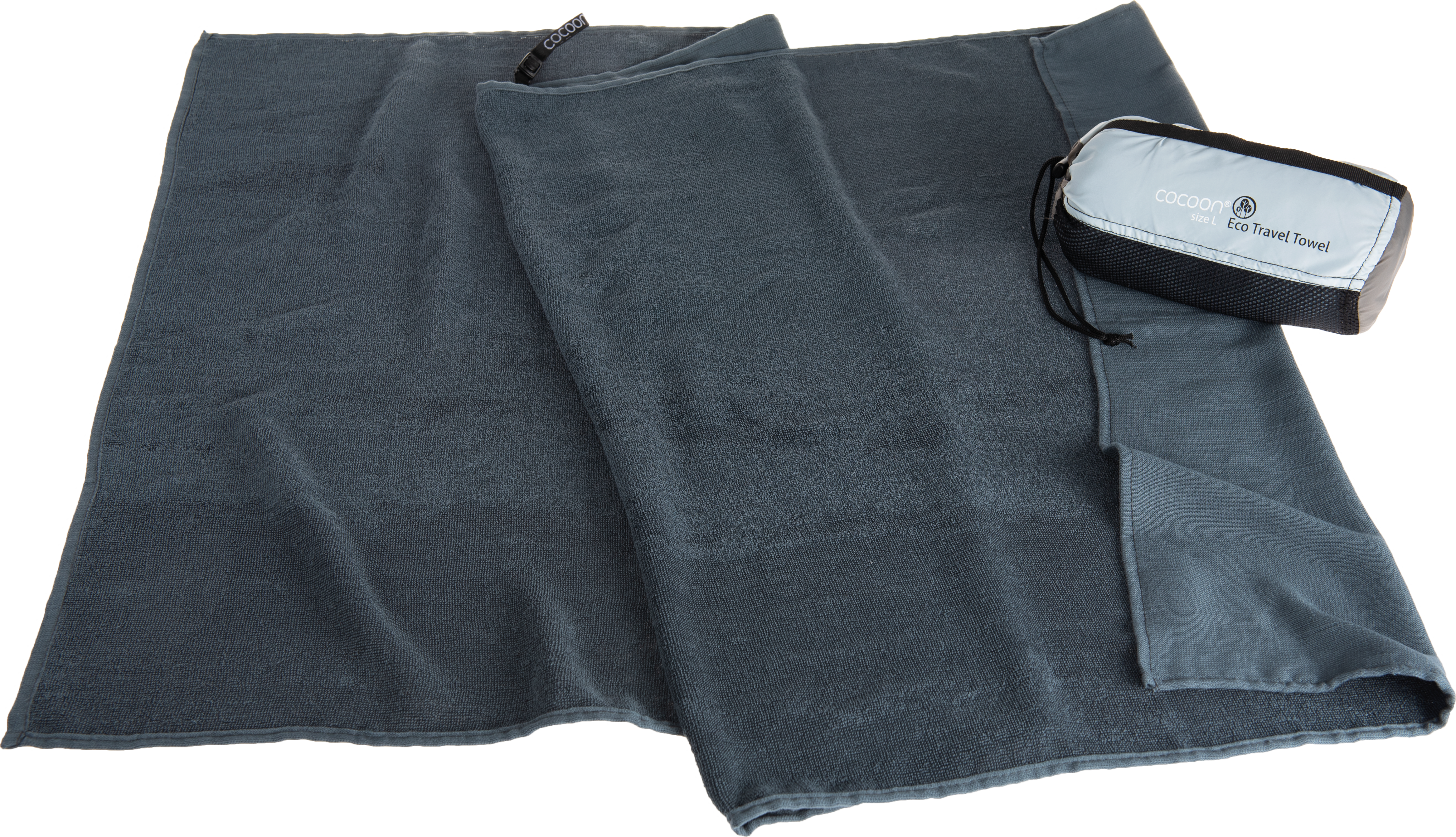 Cocoon Eco Travel Towel M Deep Ocean, OneSize