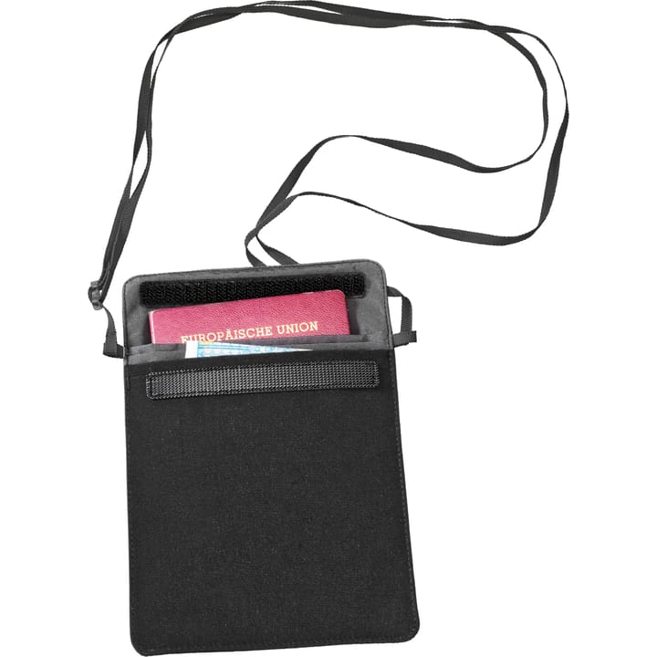 Cocoon Secret Passport Wallet Silk Black Cocoon