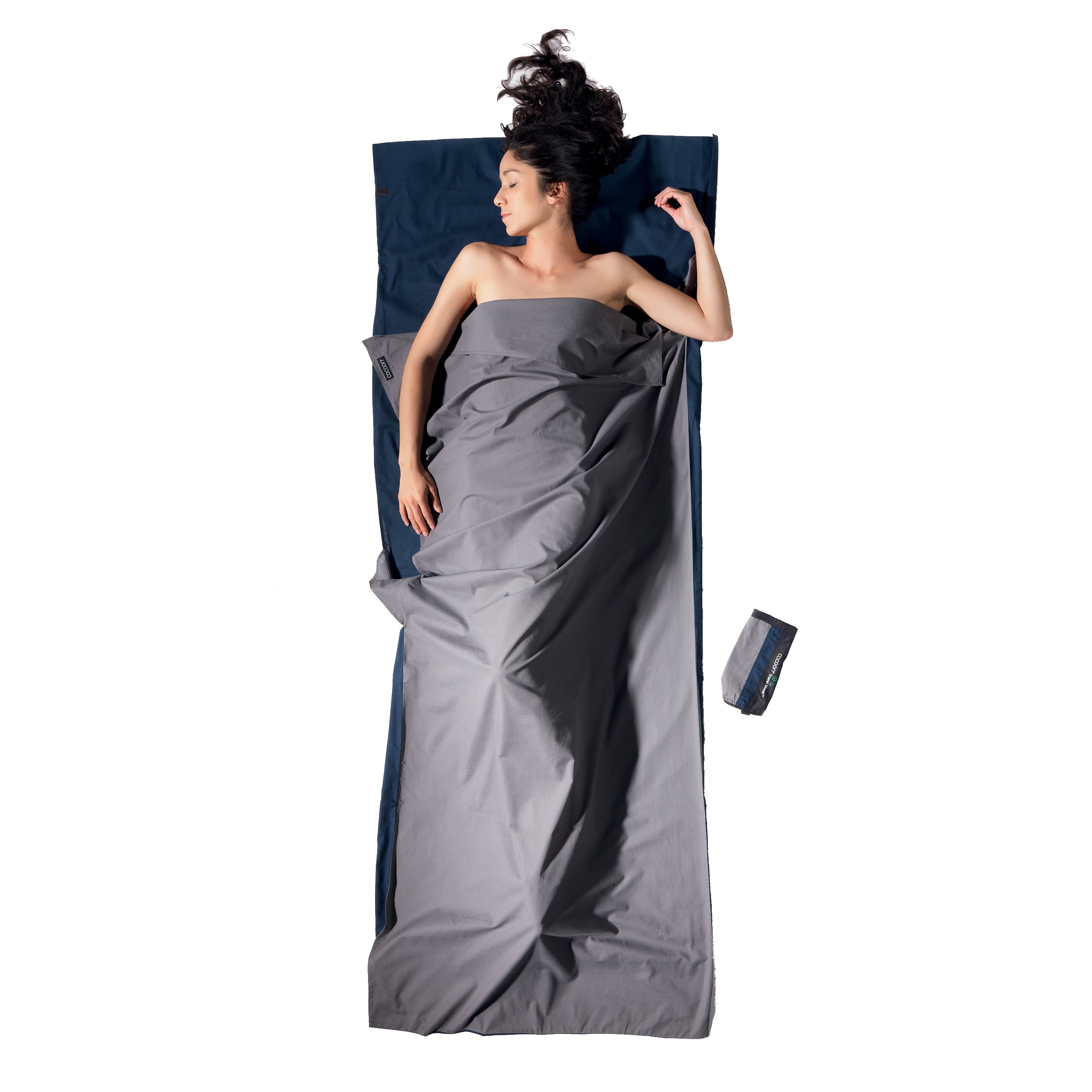 Cocoon TravelSheet Cotton Tuareg/Elephant Grey Sovlakan OneSize