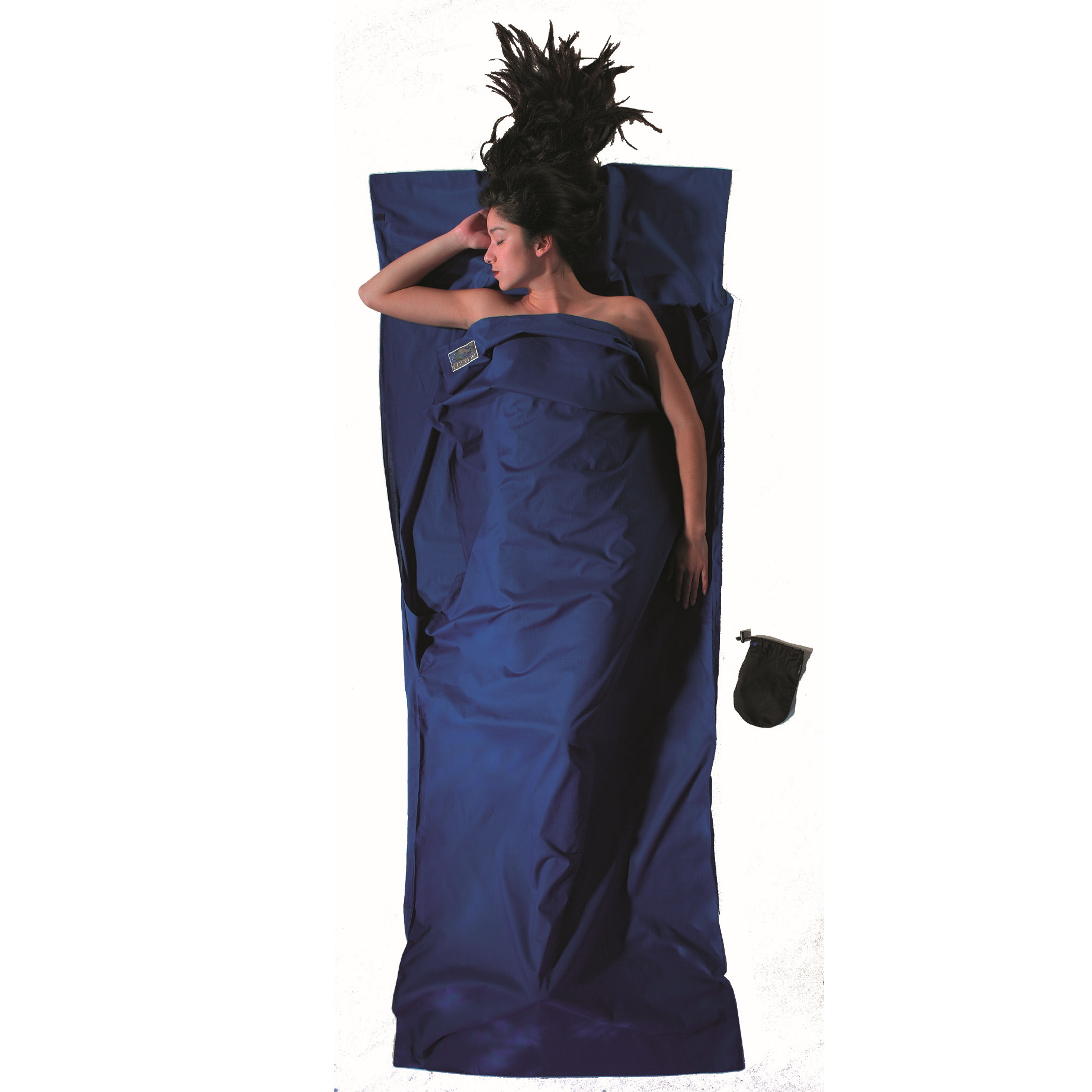 Cocoon TravelSheet Cotton Ultramarine Blue Sovlakan OneSize
