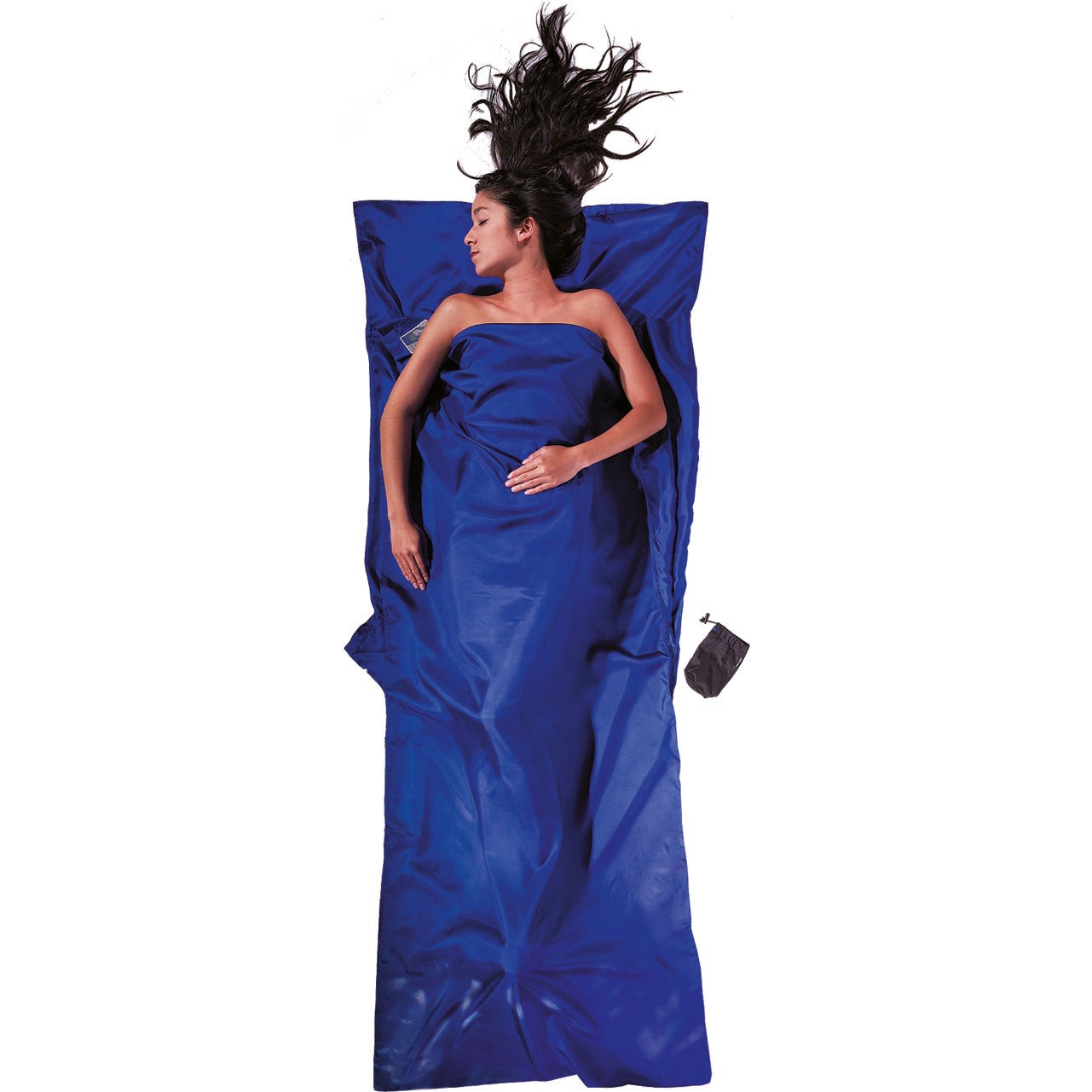 Cocoon TravelSheet Silk Ultramarine Blue Lagen OneSize