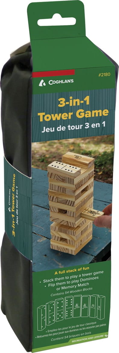 Coghlan's 3 In 1 Tower Game No Colour Coghlan's Coghlan's 3 In 1 Tower Game No Colour Coghlan's