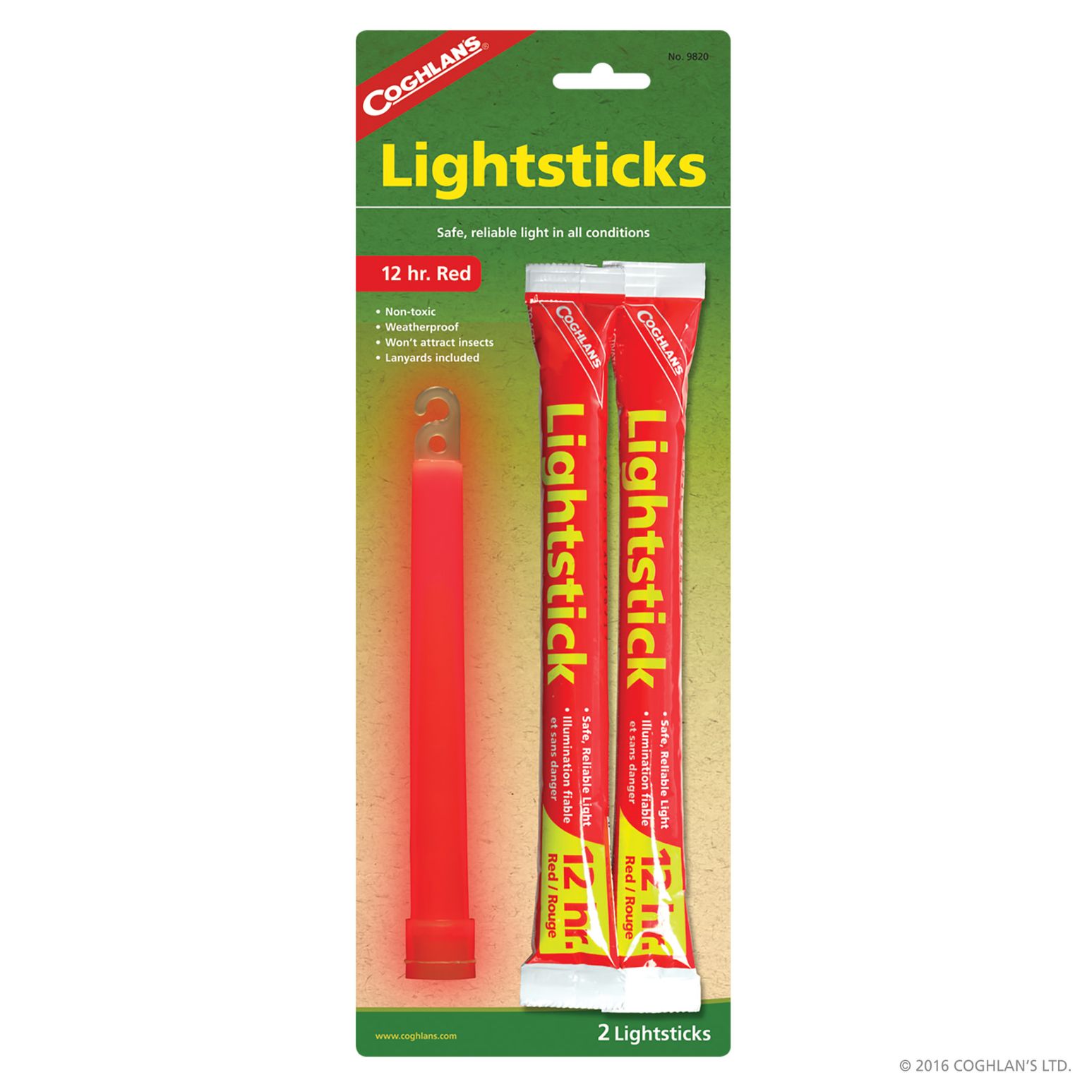 Coghlan's Lightsticks 2-pack Green