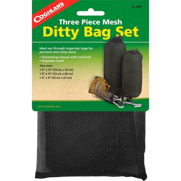 Coghlan's Mesh Ditty Bag Set Black Coghlan's
