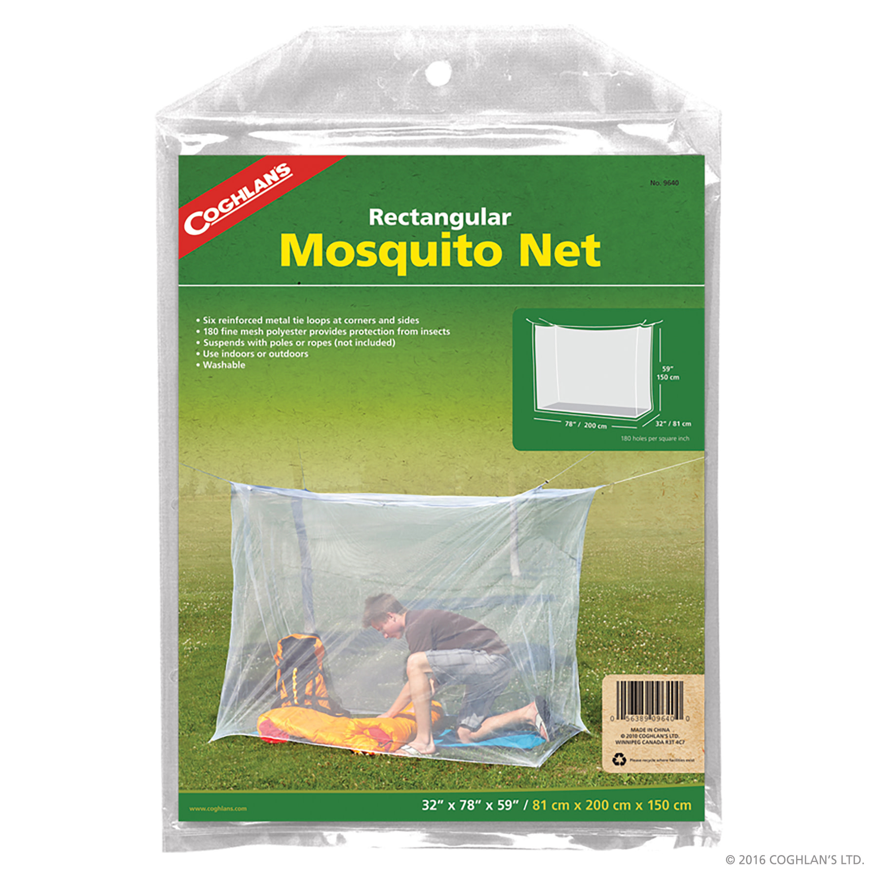 Coghlans Coghlan's Mosquito Net Single White
