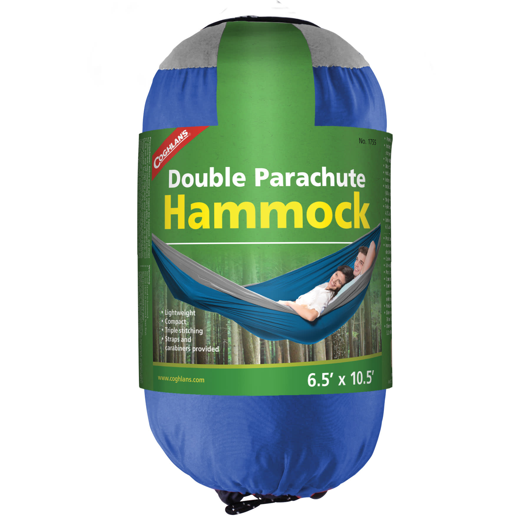 Parachute Hammock Double Blå/Grå