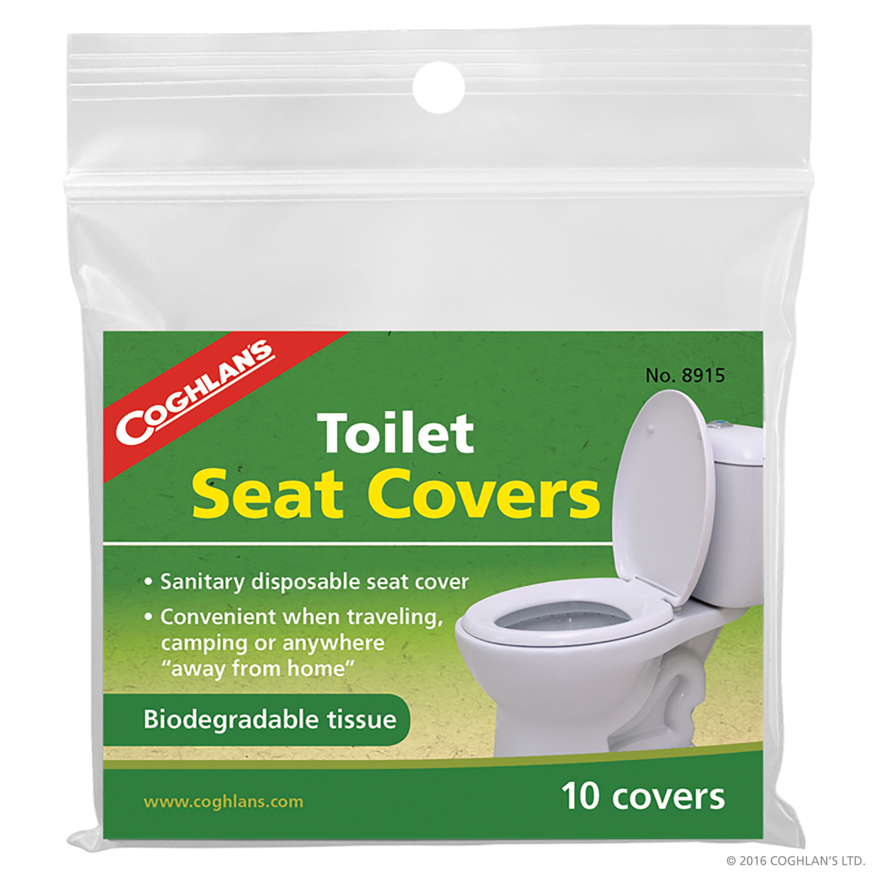 Coghlans Toilet Seat Covers x 10