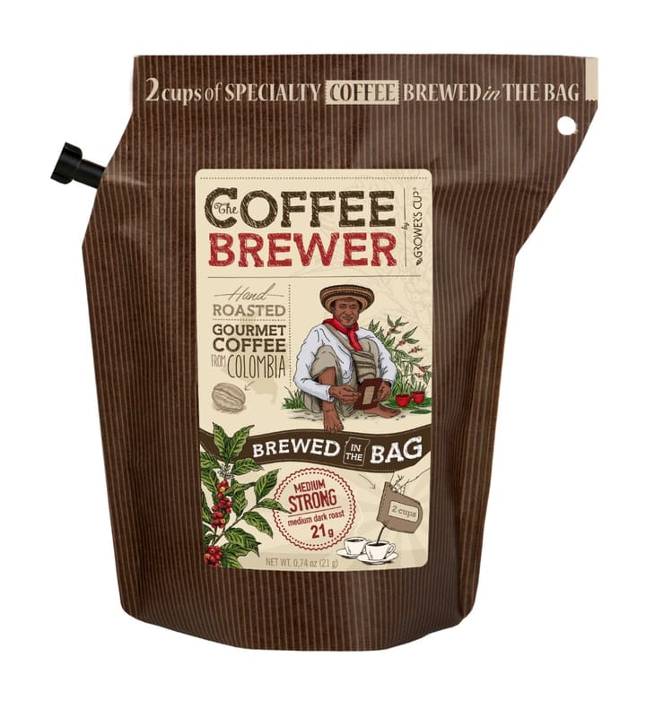 The Brew Company Coffee Brewer Colombia 2 Cups Coffee, Medium Strong Roast The Brew Company