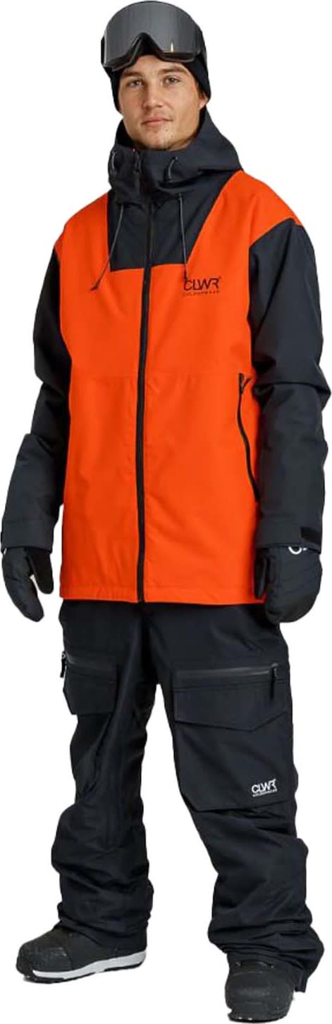 ColourWear Men’s Block Jacket Orange