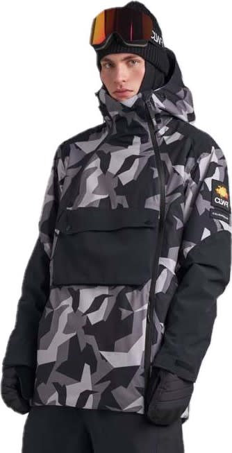 ColourWear Men’s Foil Anorak Camo Grey