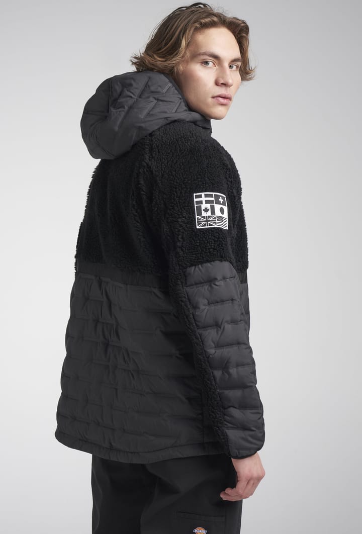 ColourWear Men's Morph Teddy Hoodie Black ColourWear