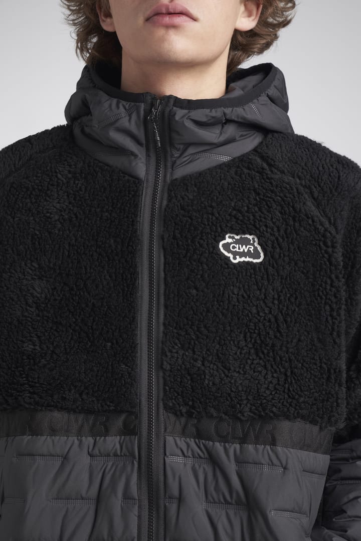 ColourWear Men's Morph Teddy Hoodie Black ColourWear