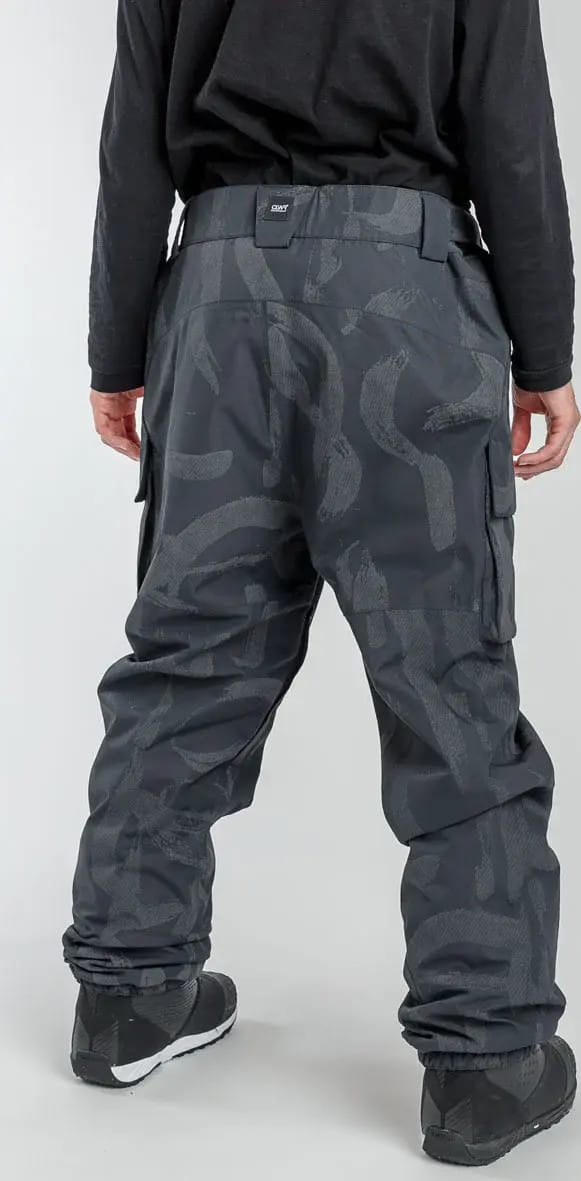ColourWear Unisex Mountain Cargo Pants Reflective Reflective Black ColourWear