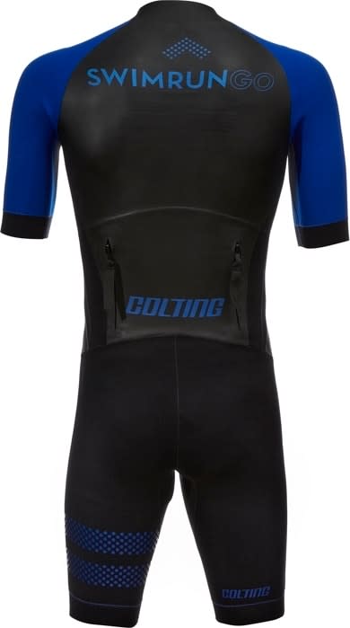 Men's Swimrun Go Black/Blue Colting Wetsuits