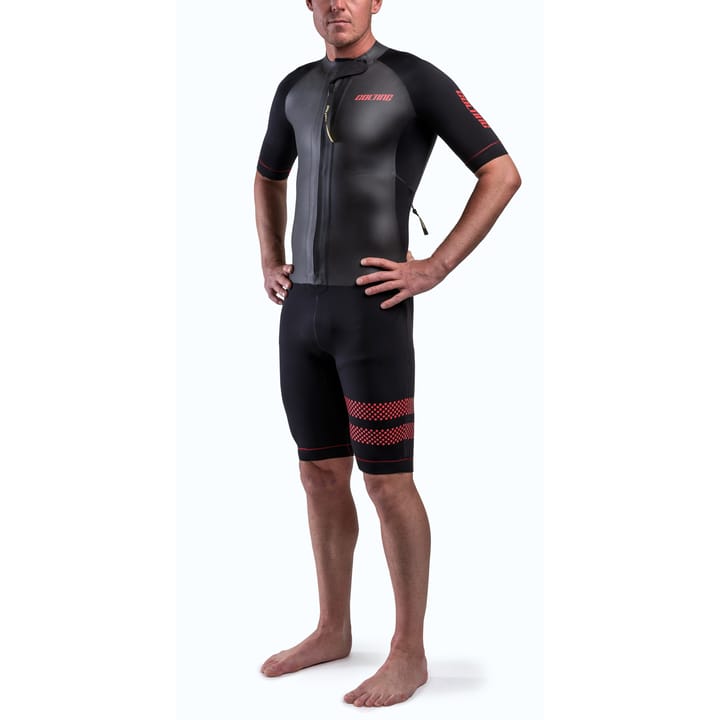 Men's Swimrun Go Black/Red Colting Wetsuits