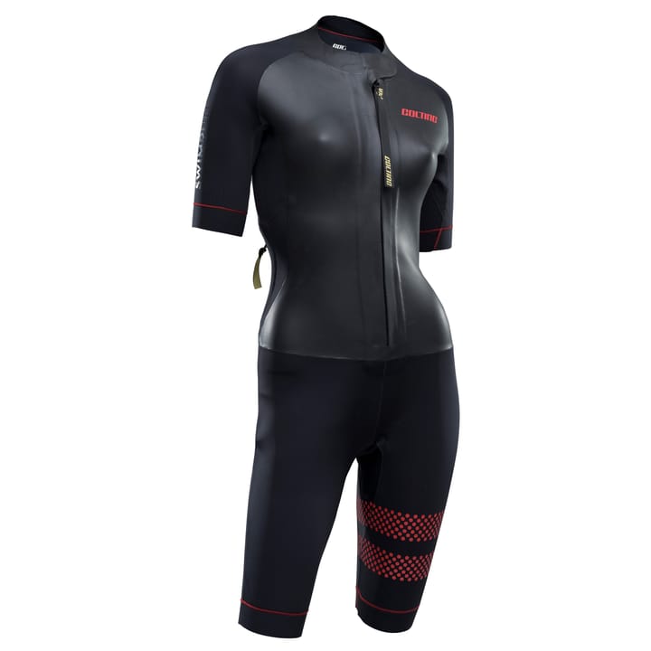 Women's Swimrun Go Black/Red Colting Wetsuits