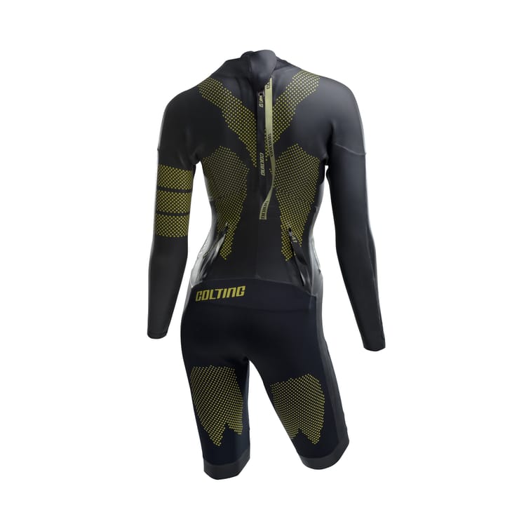 Colting Wetsuits Women's Swimrun Wetsuit Sr03 Black/Yellow Colting Wetsuits