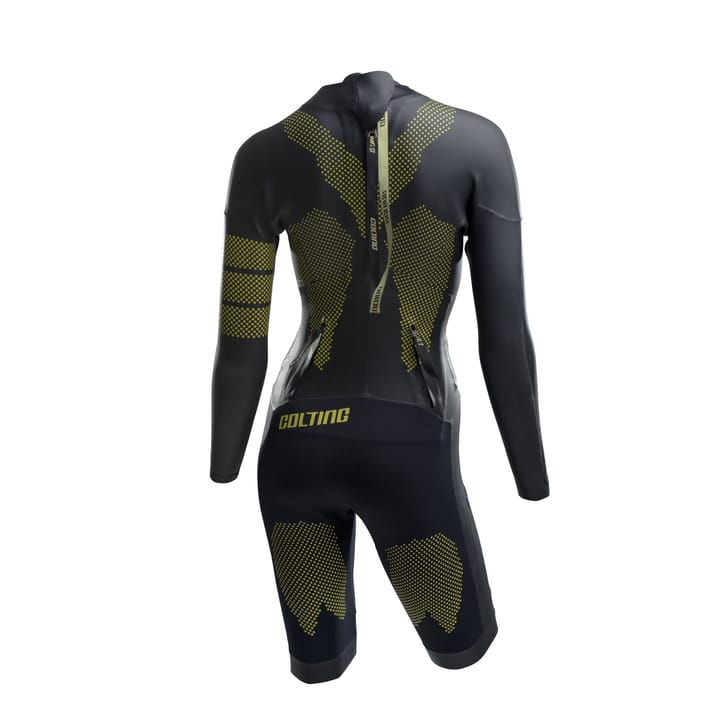 Women's Swimrun Wetsuit Sr03 Black/Yellow Colting Wetsuits