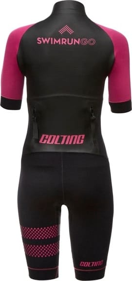 Women's Swimrun Go Black/Pink Colting Wetsuits