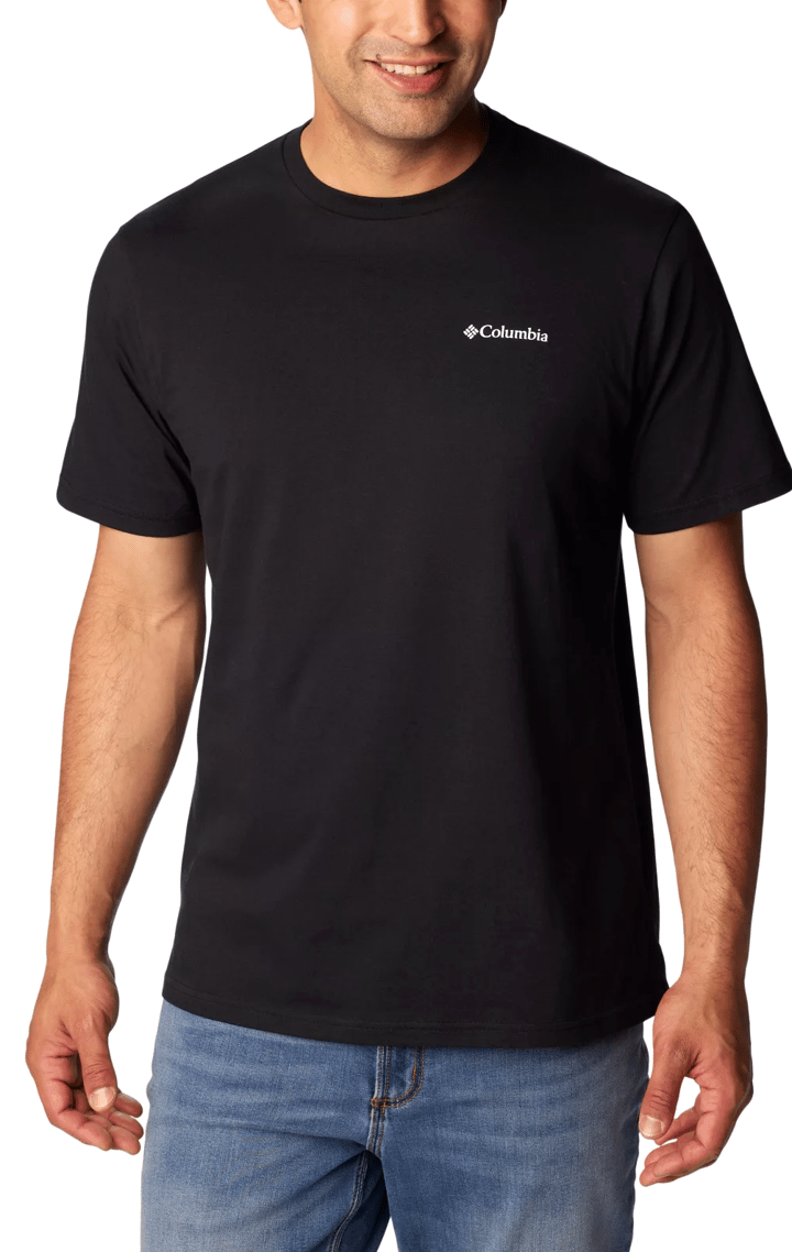 Columbia Men's North Cascades Short Sleeve Tee Black Columbia Montrail