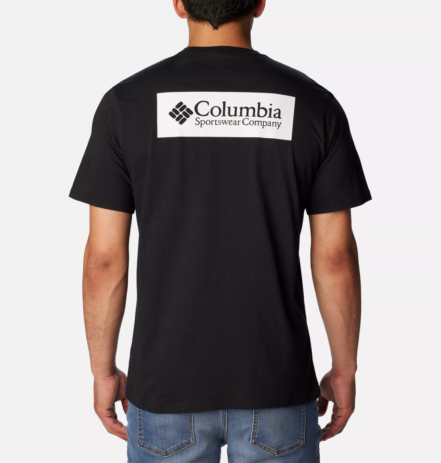 Columbia Men's North Cascades Short Sleeve Tee Black, CSC Box Logo