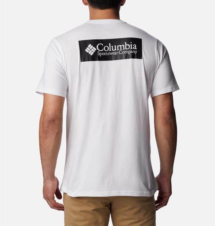 Columbia Men's North Cascades Short Sleeve Tee White/CSC Box Logo Columbia Montrail