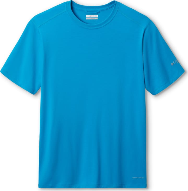 Columbia Men's Endless Trail Running Tech Tee Ocean Blue Columbia