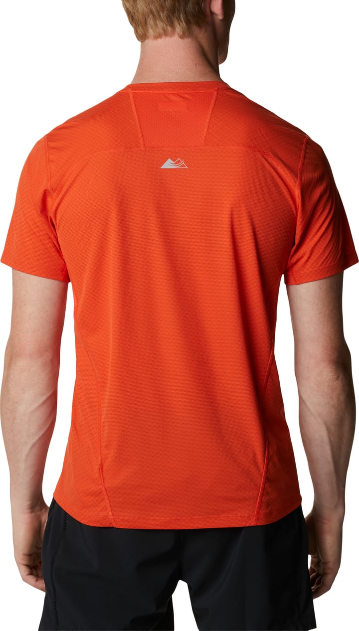 Columbia Men's Titan Ultra III Shortsleeve Shirt Red Quartz Columbia