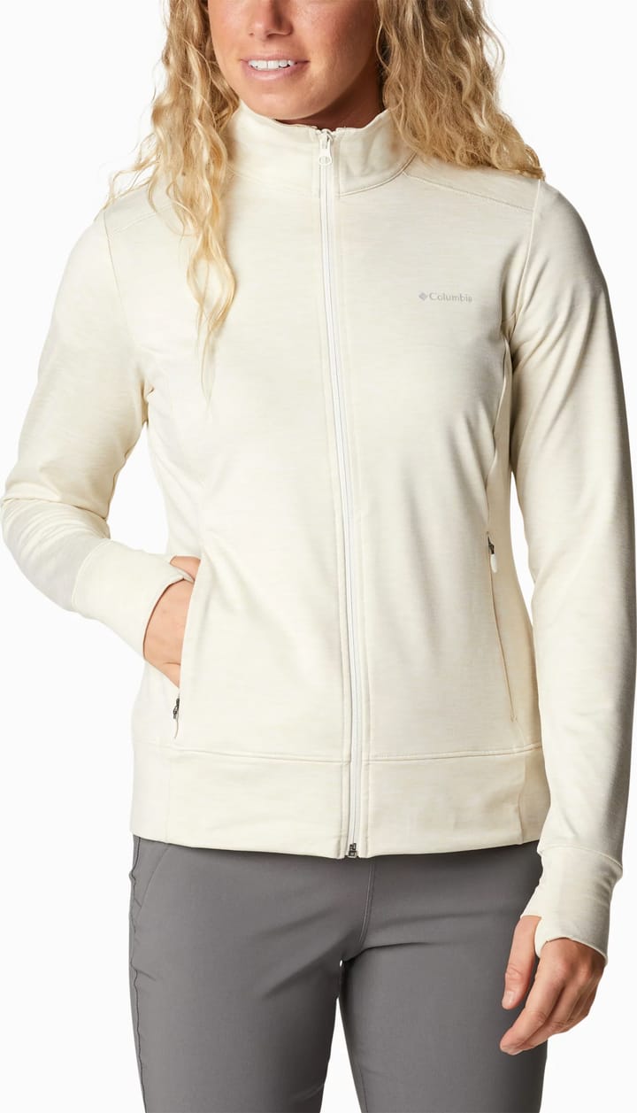 Women's Weekend Adventure Fullzip Chalk Heather Columbia Montrail