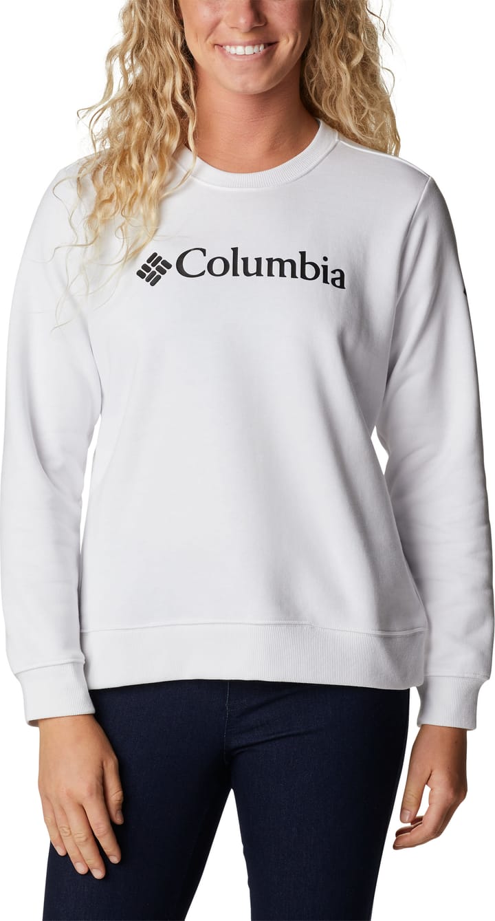 Columbia Women's Columbia Logo Crew White Columbia