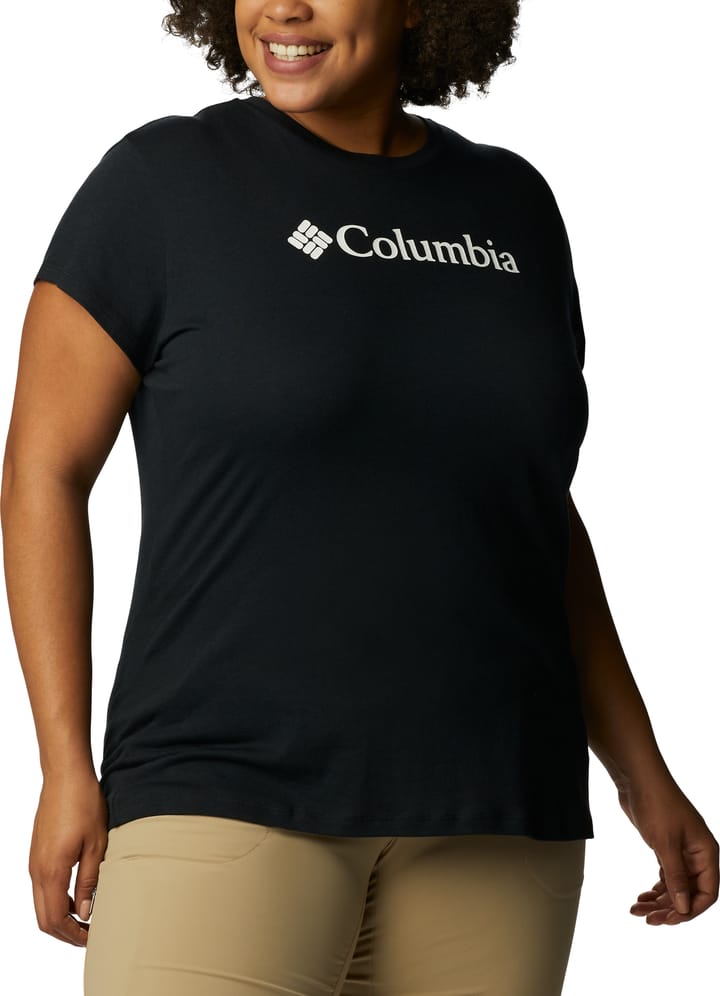 Women's Columbia Trek SS Graphic Black, CSC Branded Graphic Columbia Montrail